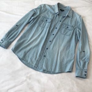Lucky light wash denim shirt